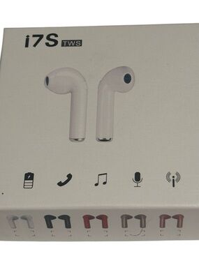 White Wireless Earbud Headphones